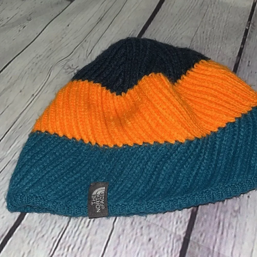 The North Face Reversible Knit Striped Beanie Hat